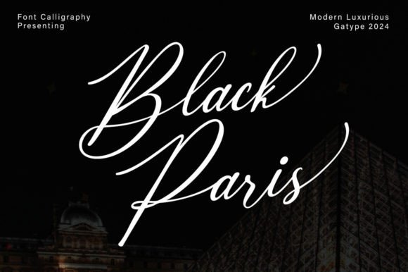 Black Paris: The Elegant Typeface for Handmade Branding