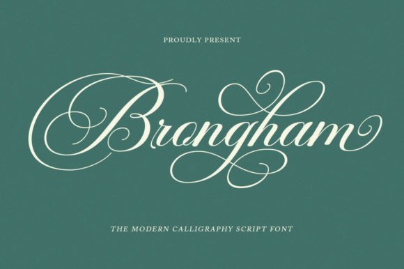 Brongham: The Premium Script Typeface for Modern Branding