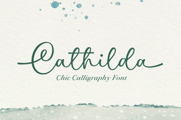 Cathilda: A Script Font for Elegant Editorial Design
