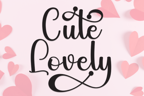 Cute Lovely: The Perfect Handwritten Typeface for Brand Identity
