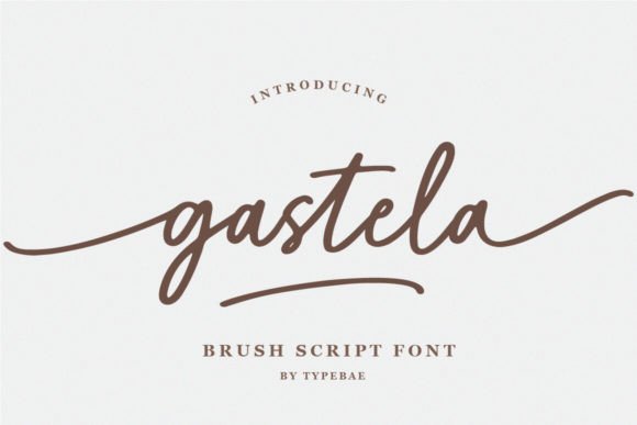 Gastela: The Handwritten Script Font for Editorial Design