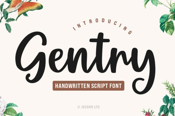 Gentry Font Review: A Stylish Script for Modern Campaigns