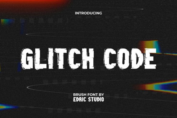 Glitch Code: A Techno Sci-Fi Typeface for Bold Branding