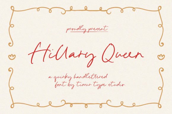 Hillary Queen: The Quirky Typeface That Transformed My Small Business Brand