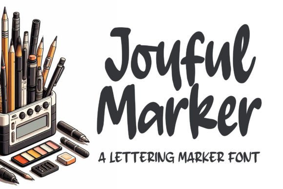 Joyful Marker: A Vibrant Typeface for Authentic Brand Identity