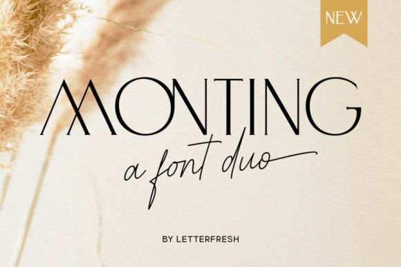 Monting Duo: The Luxury Typeface That Elevates Small Business Branding