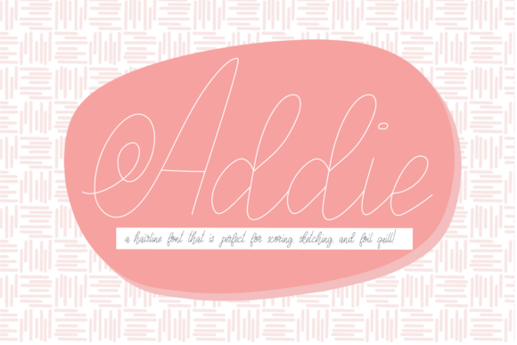 Reviewing Addie: A Hairline Script for Bold Brand Identity