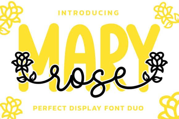 Rose Mary Duo: The Perfect Script and Sans Font for Handmade Products