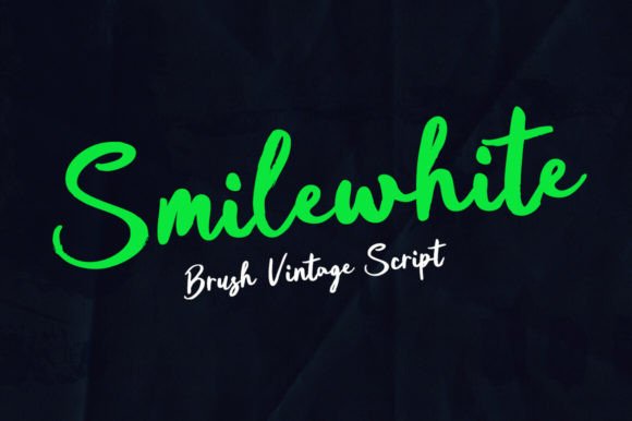 Smile White Typeface Review for Elegant Branding