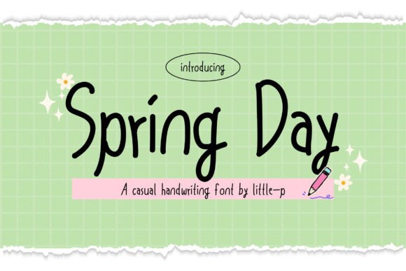 Spring Day: The Perfect Handwritten Typeface for Crafters and Sellers